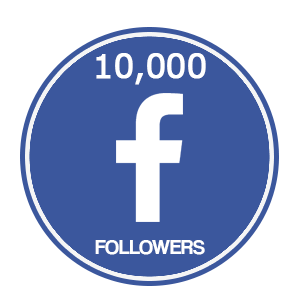 10000 facebook followers
