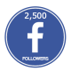 2500 followers Facebook